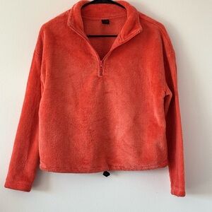Cold Crush Women's Cowl Neck Sweater - Bold Orange